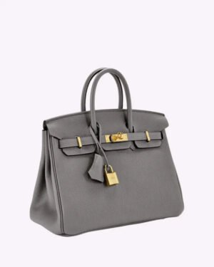 Klassische Damen Handtasche aus Vollnarbenleder