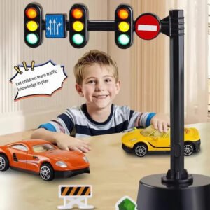 Verkehrsspiel Kinder interaktiv Miniaturstadt Licht Sound