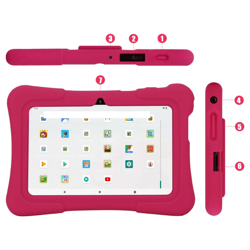 Kindertablet 7 Zoll mit Quad-Core & Lernsoftware 32GB – Bild 11