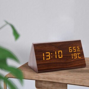 Wecker Digital LED Sprachsteuerung Temperaturanzeige