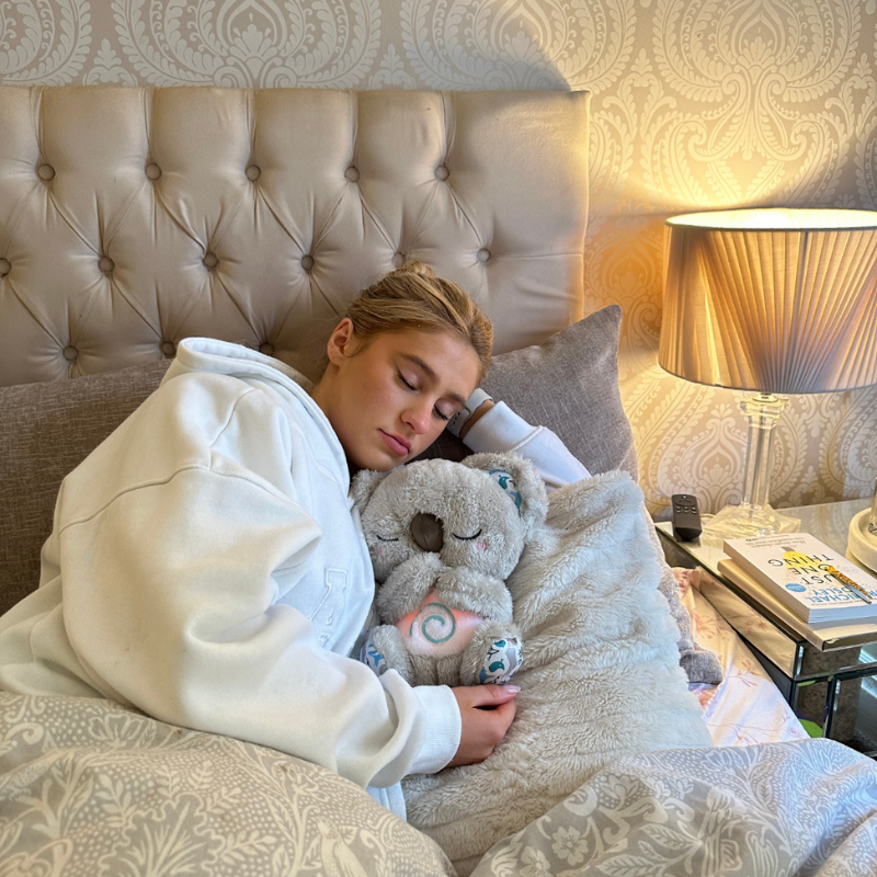 Kuscheltier mit Atemrhythmus Nachtlicht waschbar – Bild 5