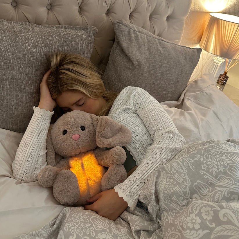 Kuscheltier mit Atemrhythmus Nachtlicht waschbar – Bild 6