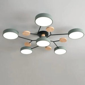 Deckenleuchte LED Mehrring Design Farbtemperatur einstellbar