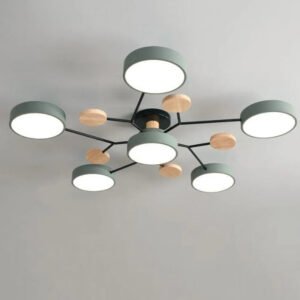 Deckenleuchte LED Mehrring Design Farbtemperatur einstellbar