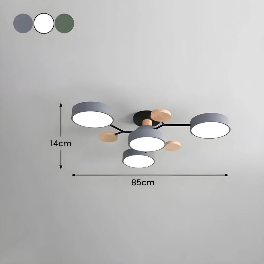 Deckenleuchte LED Mehrring Design Farbtemperatur einstellbar – Bild 23