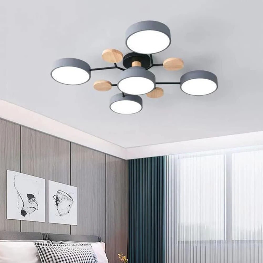 Deckenleuchte LED Mehrring Design Farbtemperatur einstellbar – Bild 6
