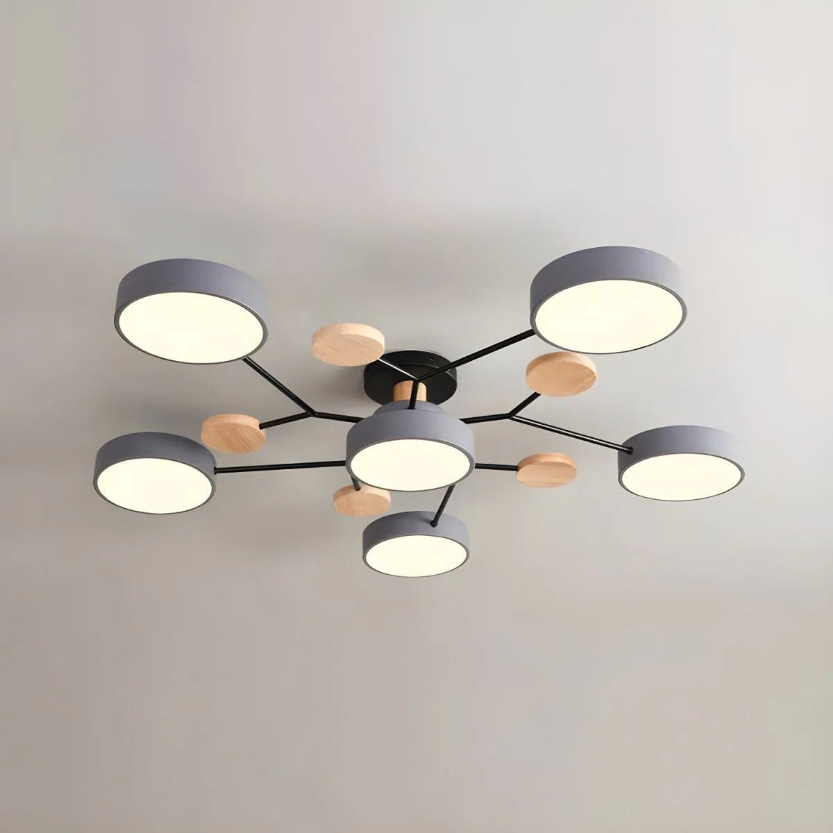 Deckenleuchte LED Mehrring Design Farbtemperatur einstellbar – Bild 9