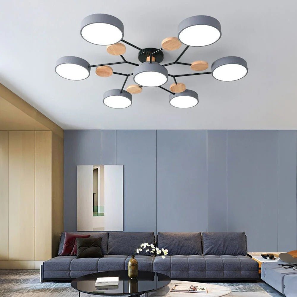 Deckenleuchte LED Mehrring Design Farbtemperatur einstellbar – Bild 13