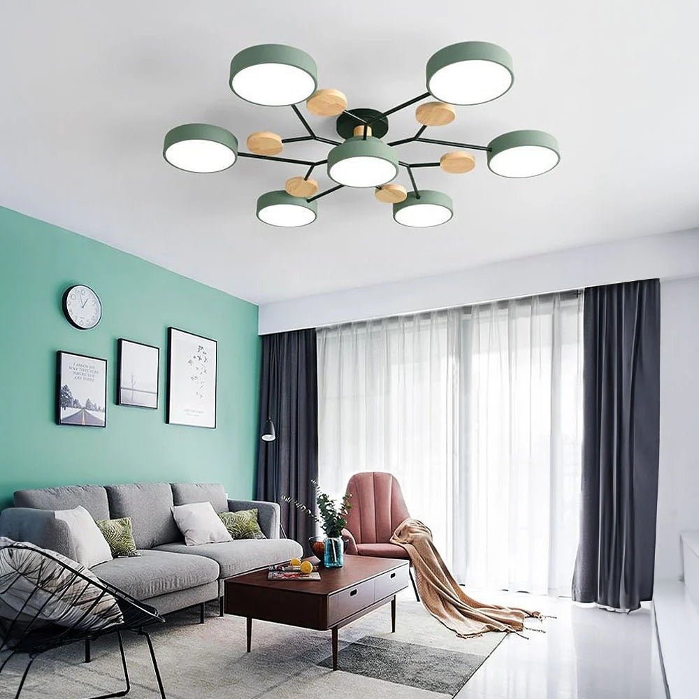 Deckenleuchte LED Mehrring Design Farbtemperatur einstellbar – Bild 12