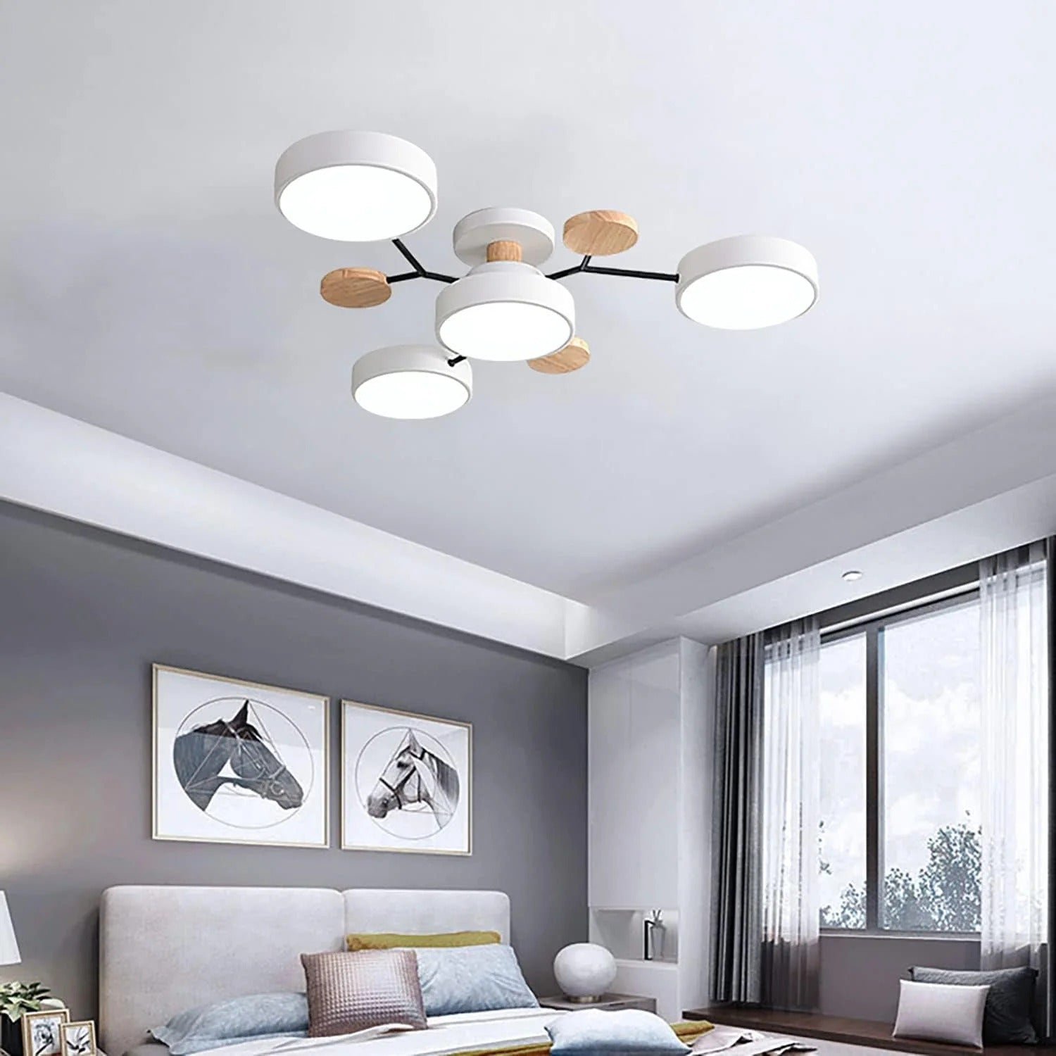 Deckenleuchte LED Mehrring Design Farbtemperatur einstellbar – Bild 26