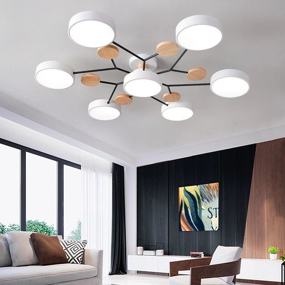 Deckenleuchte LED Mehrring Design Farbtemperatur einstellbar – Bild 14