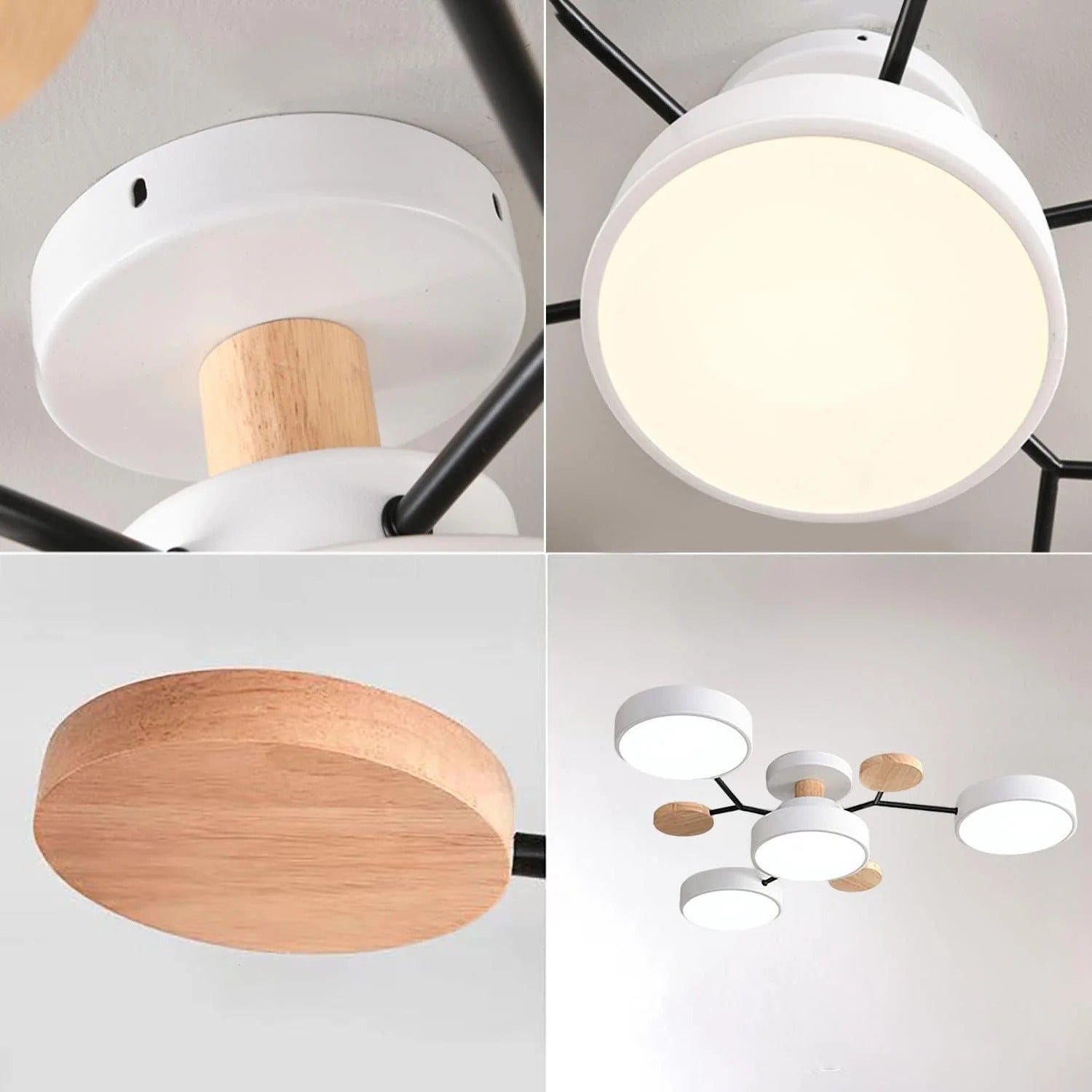Deckenleuchte LED Mehrring Design Farbtemperatur einstellbar – Bild 28