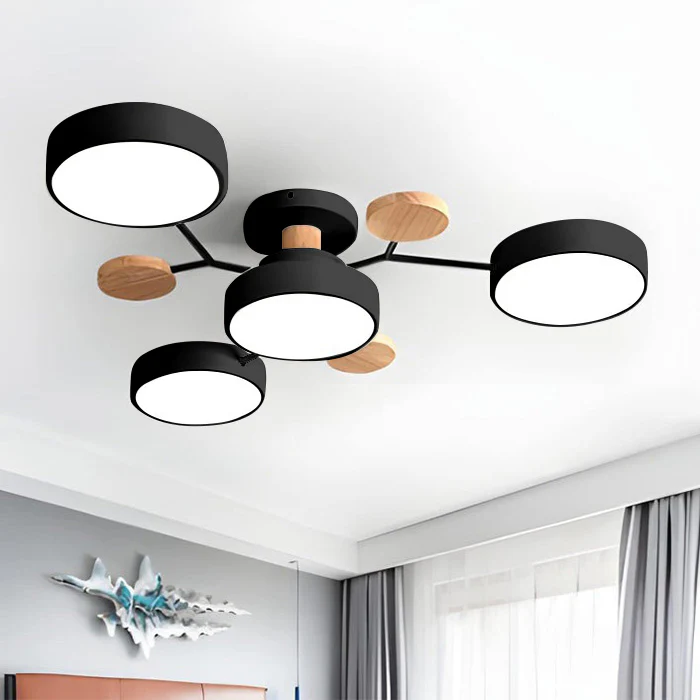 Deckenleuchte LED Mehrring Design Farbtemperatur einstellbar – Bild 18