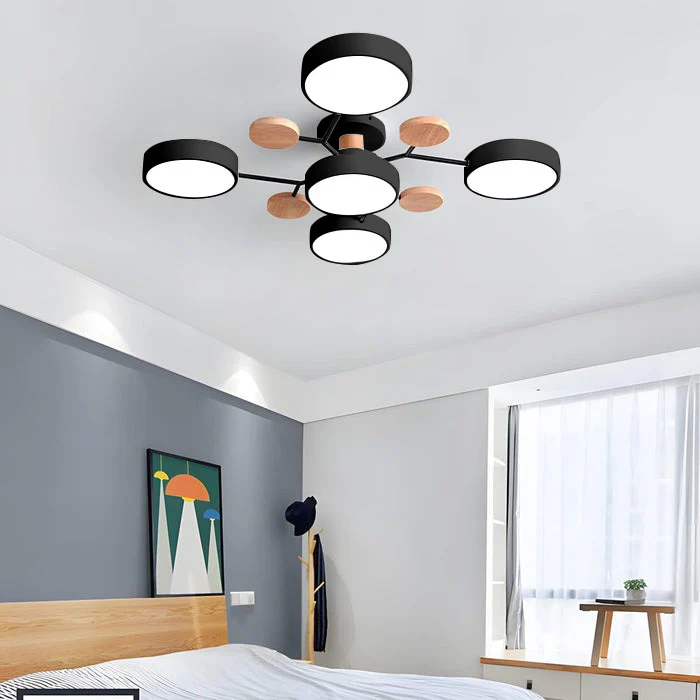 Deckenleuchte LED Mehrring Design Farbtemperatur einstellbar – Bild 8