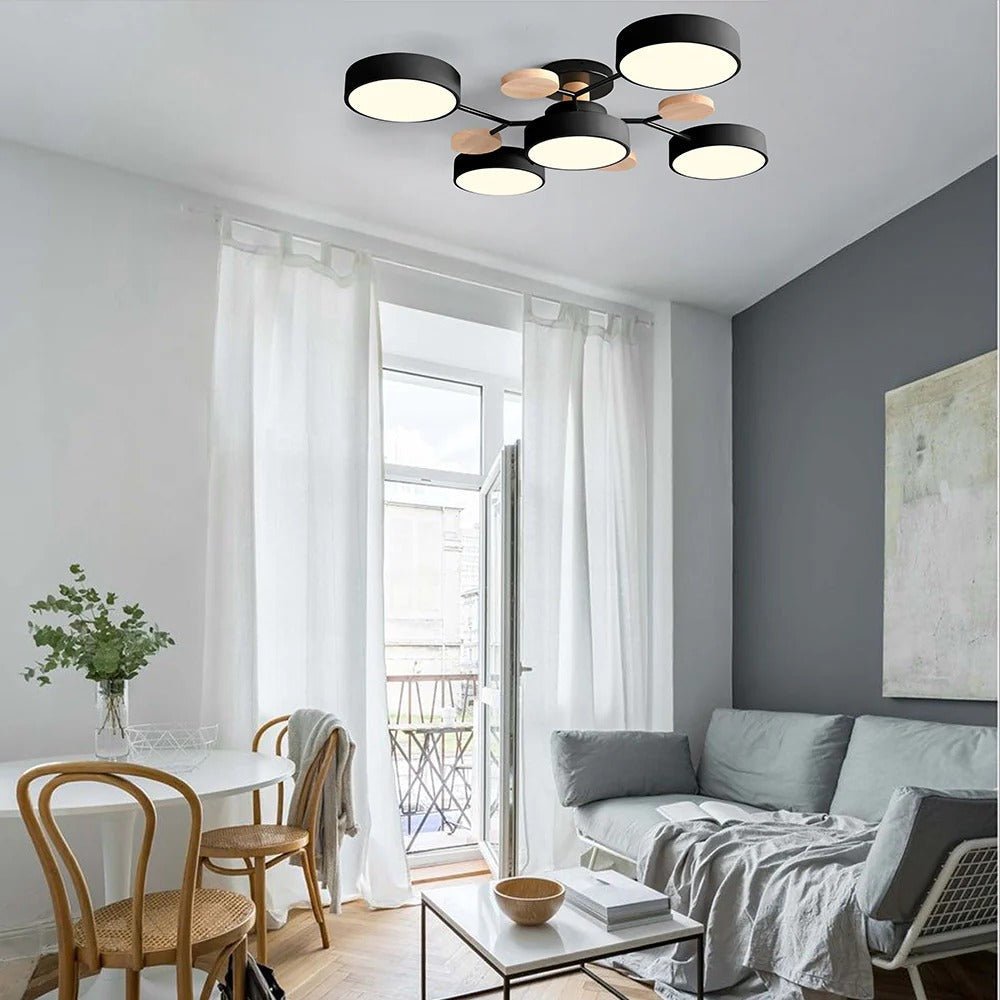 Deckenleuchte LED Mehrring Design Farbtemperatur einstellbar – Bild 33