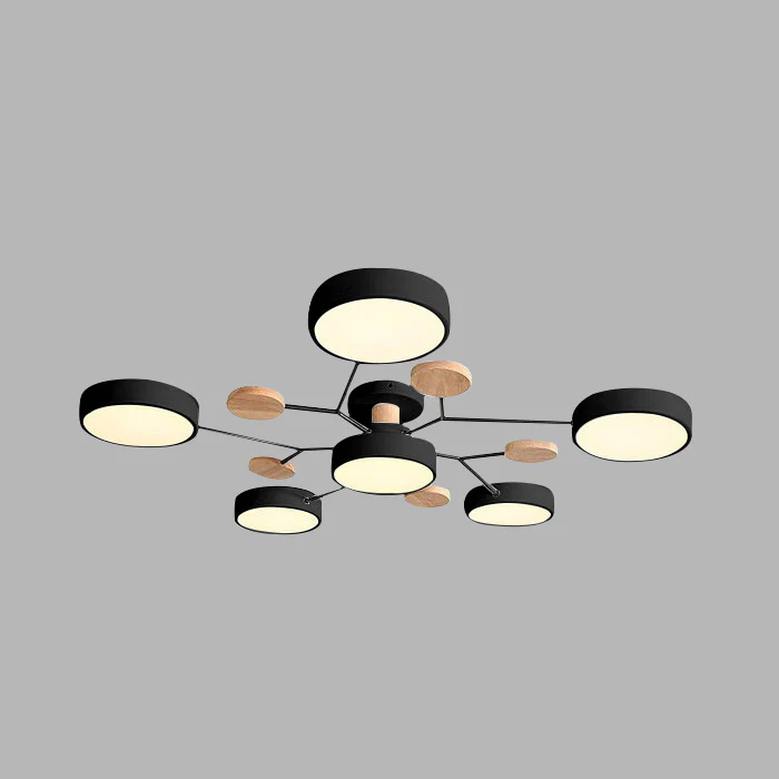 Deckenleuchte LED Mehrring Design Farbtemperatur einstellbar – Bild 17