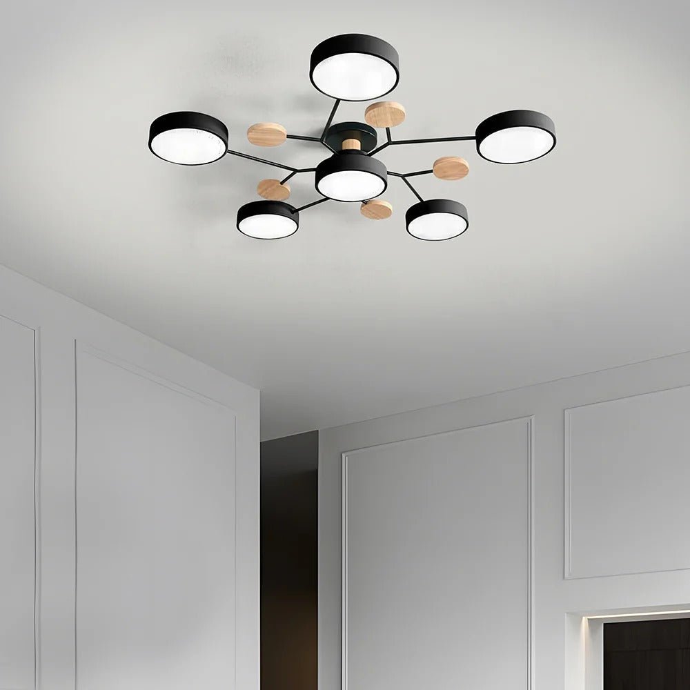 Deckenleuchte LED Mehrring Design Farbtemperatur einstellbar – Bild 35