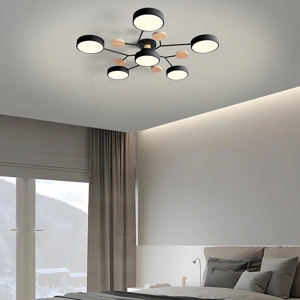 Deckenleuchte LED Mehrring Design Farbtemperatur einstellbar – Bild 36
