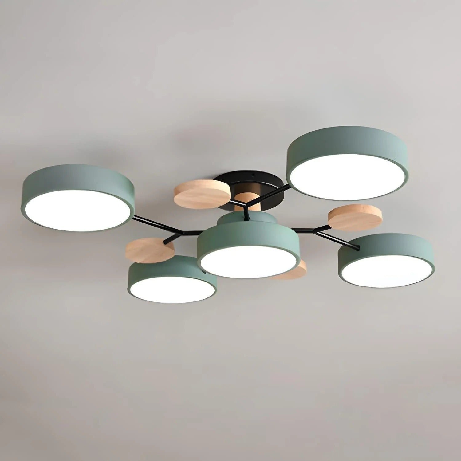 Deckenleuchte LED Mehrring Design Farbtemperatur einstellbar – Bild 5