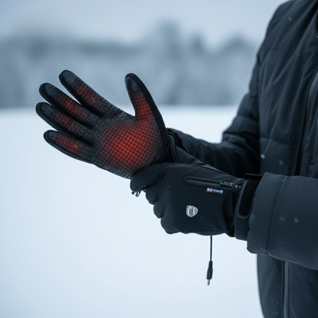 Beheizte Handschuhe Outdoor Touchscreen-fähig USB Powerbank – Bild 6