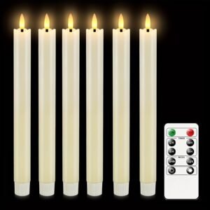 Flammenlose LED Kerzen mit 3D Docht & Fernbedienung