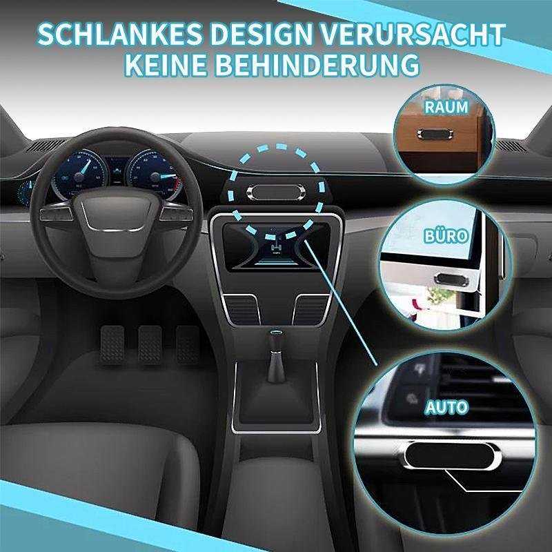 Handyhalterung Auto | Nano-Kleber | 6 N50 Magnete | 360° – Bild 10