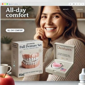 Vollprothese individuell angepasst KI-Passform