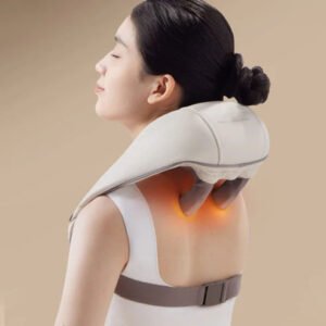 Nackenmassagegerät kabellos ergonomisch 42-48°C Wärme