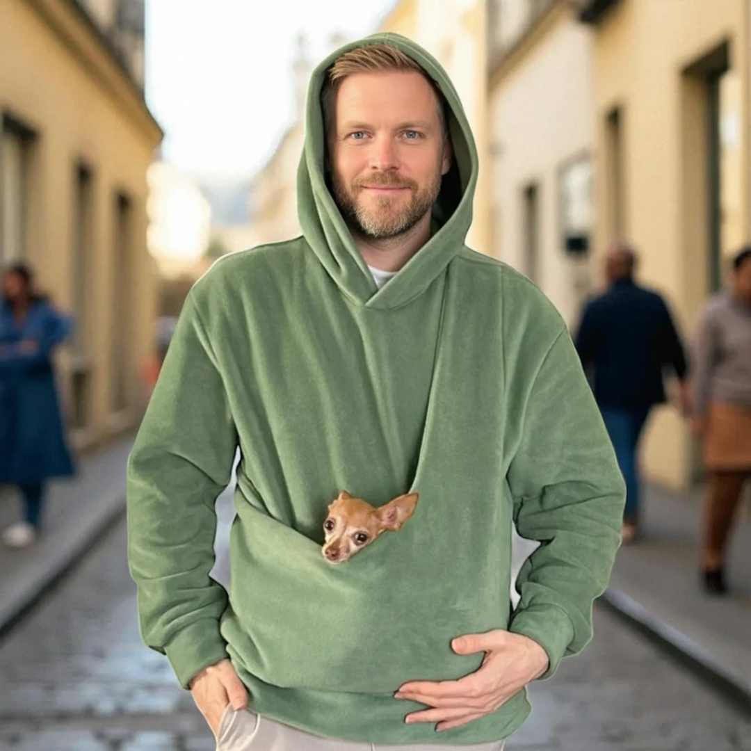 Hoodie mit Haustiertasche für entspannte Nähe – Bild 9