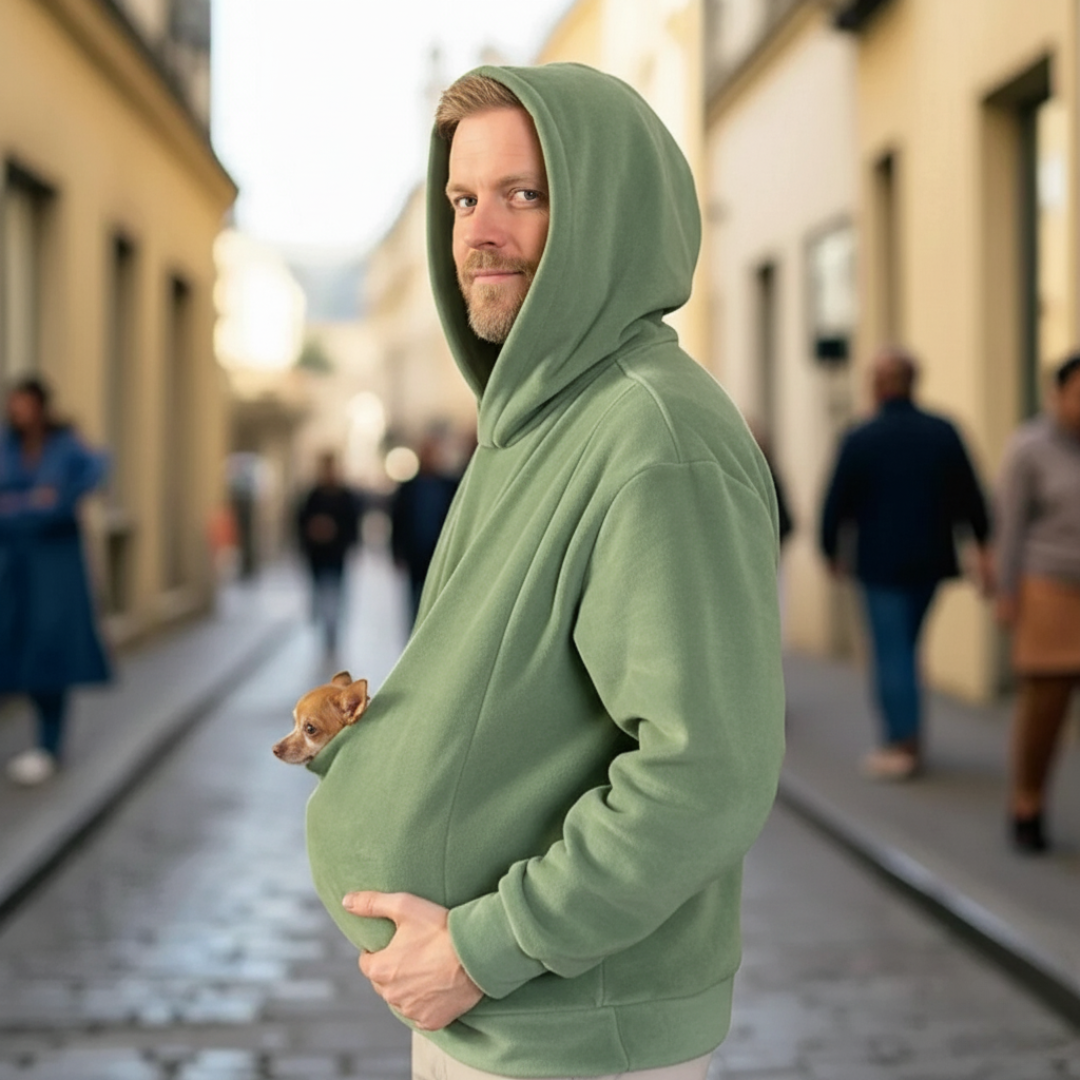 Hoodie mit Haustiertasche für entspannte Nähe – Bild 10
