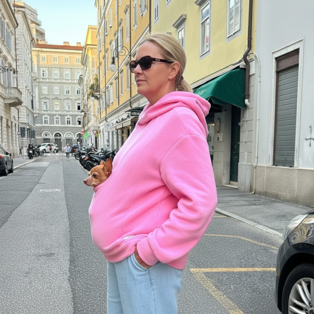 Hoodie mit Haustiertasche für entspannte Nähe – Bild 13