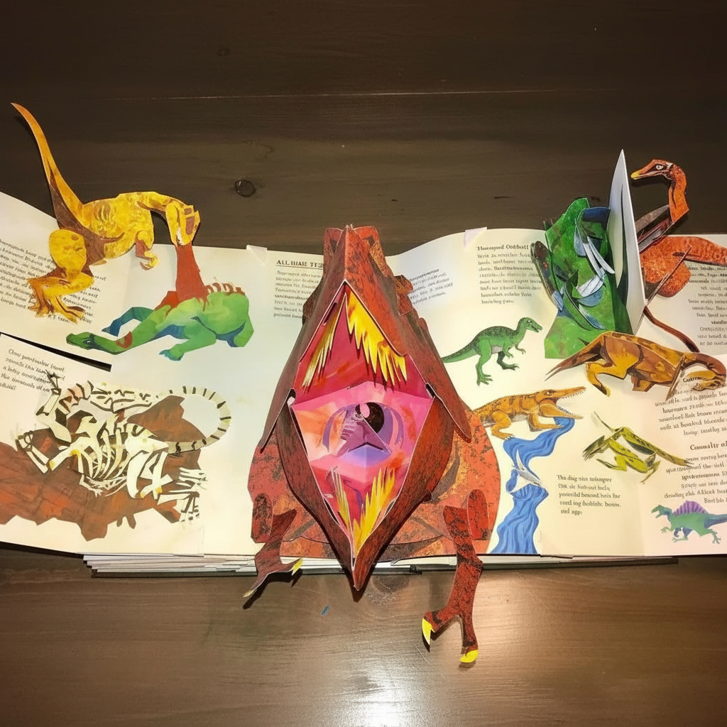 Pop-Up Buch Dinosaurier: Lehrreiches Abenteuer mit robusten Seiten – Bild 9