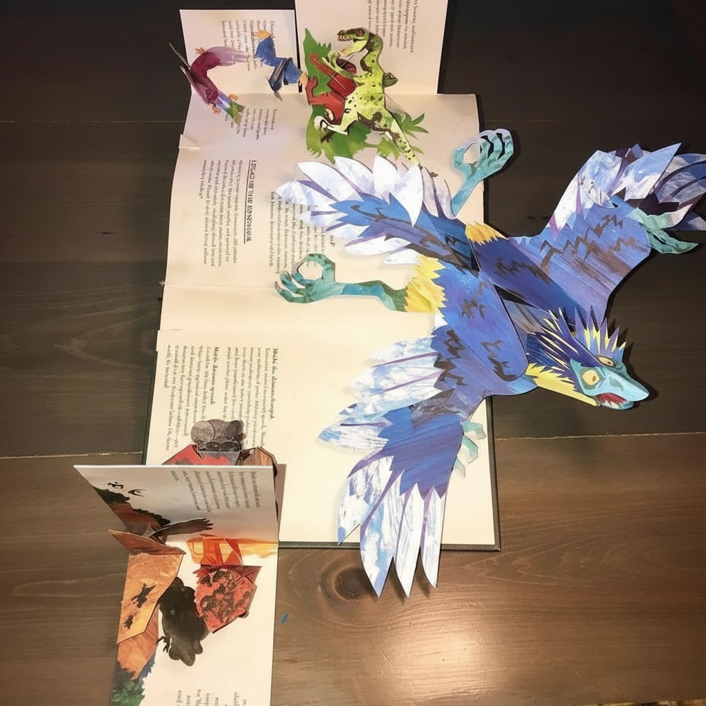 Pop-Up Buch Dinosaurier: Lehrreiches Abenteuer mit robusten Seiten – Bild 3