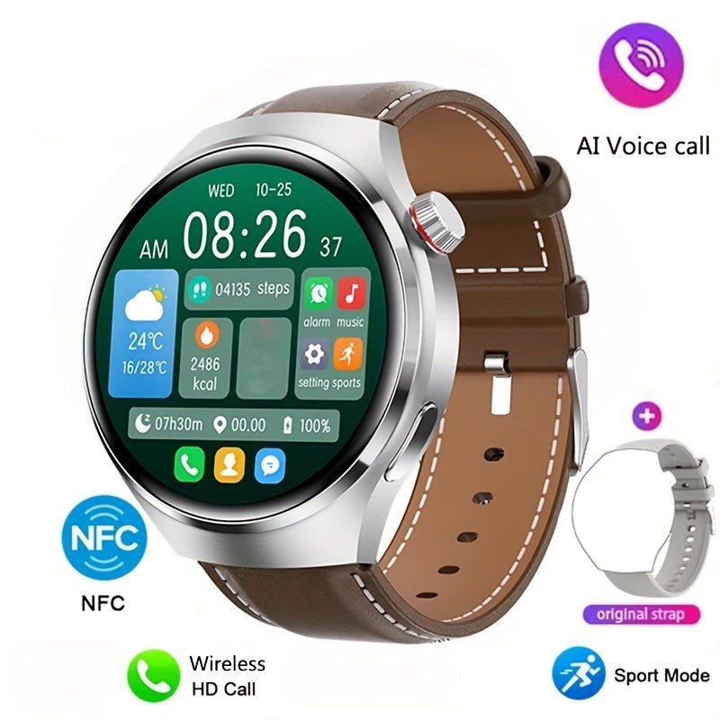 Herren Smartwatch mit NFC, GPS und Gesundheitsfunktionen – Bild 4