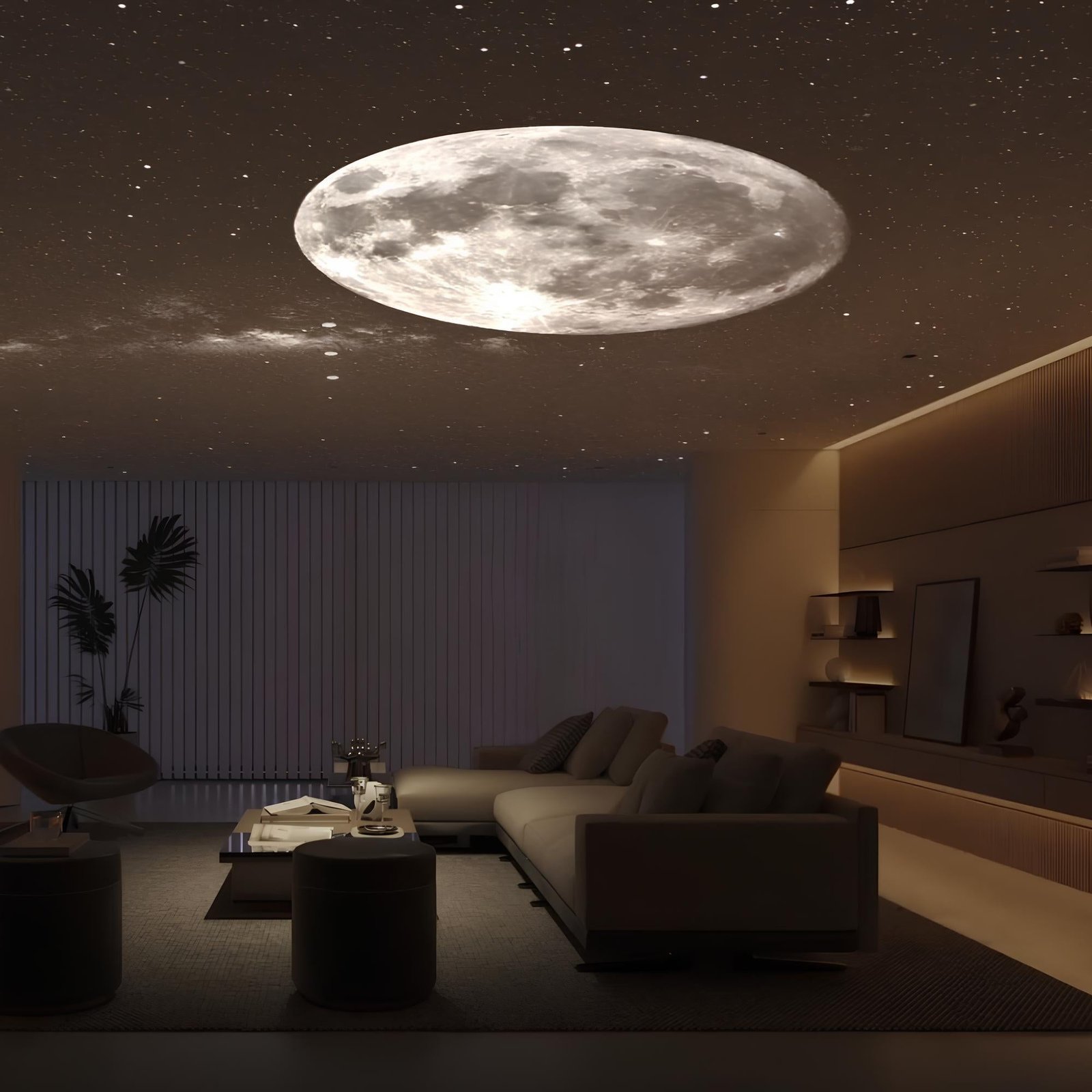Projektionslampe Sternenhimmel RGB-LED mit Nebel & Timer – Bild 3