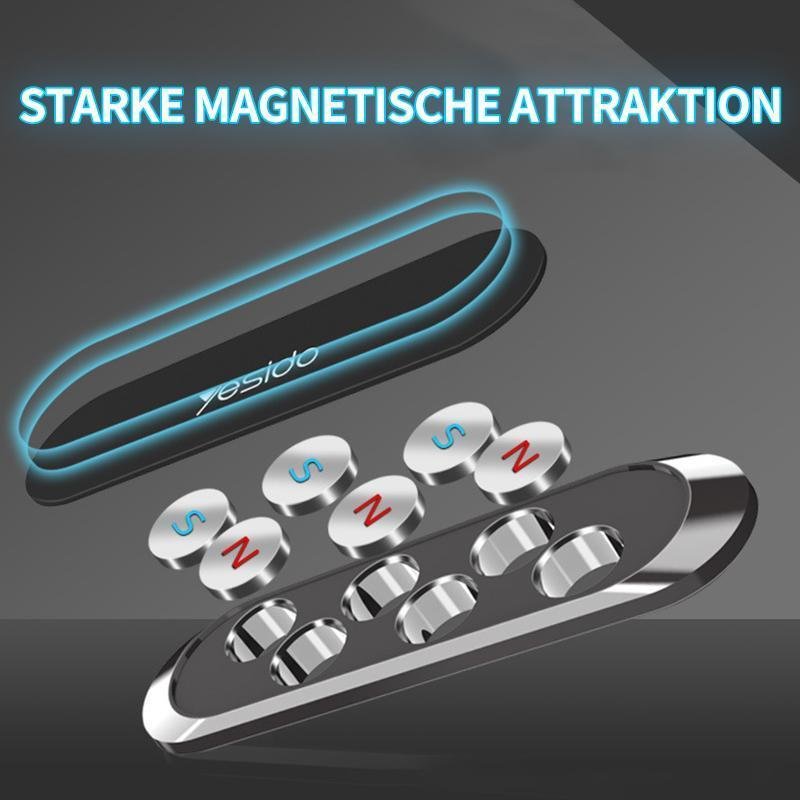 Handyhalterung Auto | Nano-Kleber | 6 N50 Magnete | 360° – Bild 5