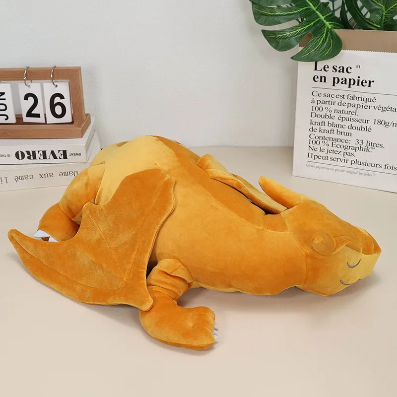 Pokémon Kuscheltier Charizard schlafend weich 50 cm – Bild 4
