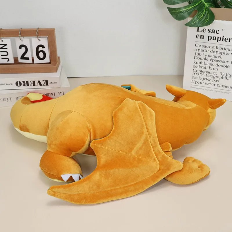 Pokémon Kuscheltier Charizard schlafend weich 50 cm – Bild 5