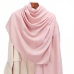 Stola Damen leichtes Satin-Polyester für Hochzeit & Fest
