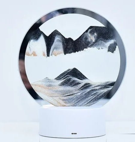 Sandlampe LED mit dynamischem Sandbild für Entspannung – Bild 6