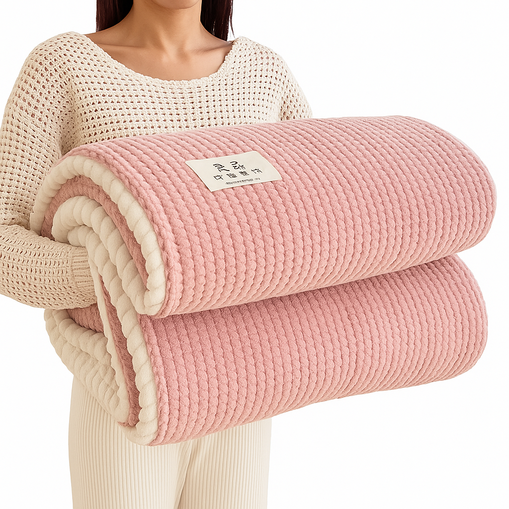 Kuscheldecke King Size Karomuster Pflegeleicht Allergikerfreundlich