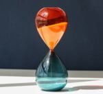 Sanduhr aus zweifarbigem Glas 5-60 Min Timer
