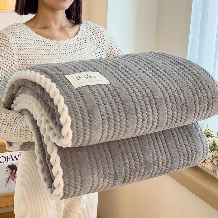 Kuscheldecke King Size Karomuster Pflegeleicht Allergikerfreundlich – Bild 8