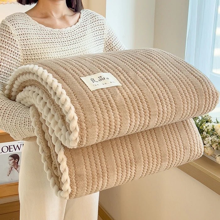 Kuscheldecke King Size Karomuster Pflegeleicht Allergikerfreundlich – Bild 7