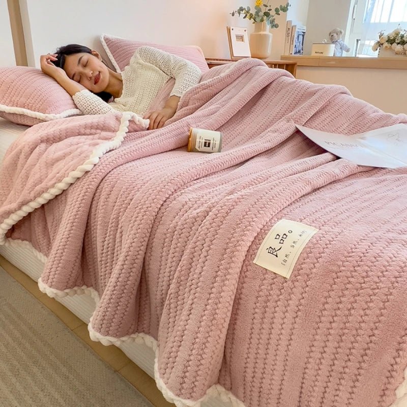Kuscheldecke King Size Karomuster Pflegeleicht Allergikerfreundlich – Bild 10