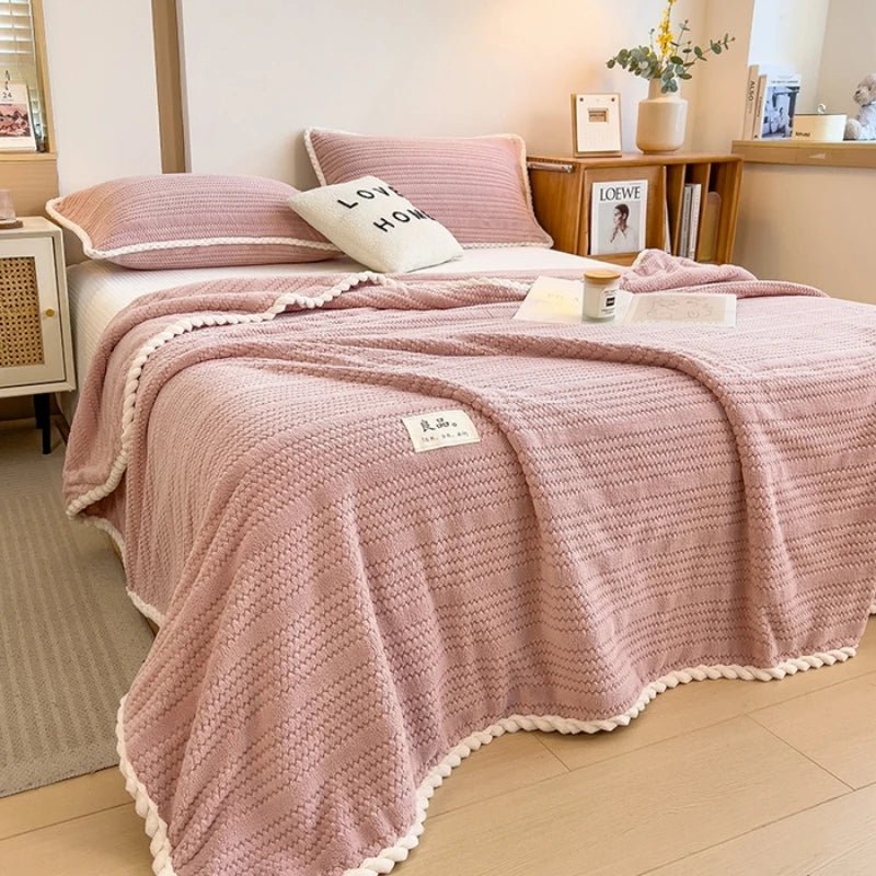 Kuscheldecke King Size Karomuster Pflegeleicht Allergikerfreundlich – Bild 12