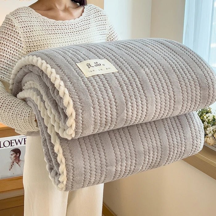 Kuscheldecke King Size Karomuster Pflegeleicht Allergikerfreundlich – Bild 4