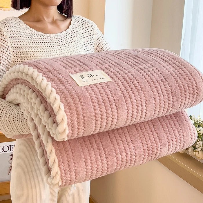 Kuscheldecke King Size Karomuster Pflegeleicht Allergikerfreundlich – Bild 3