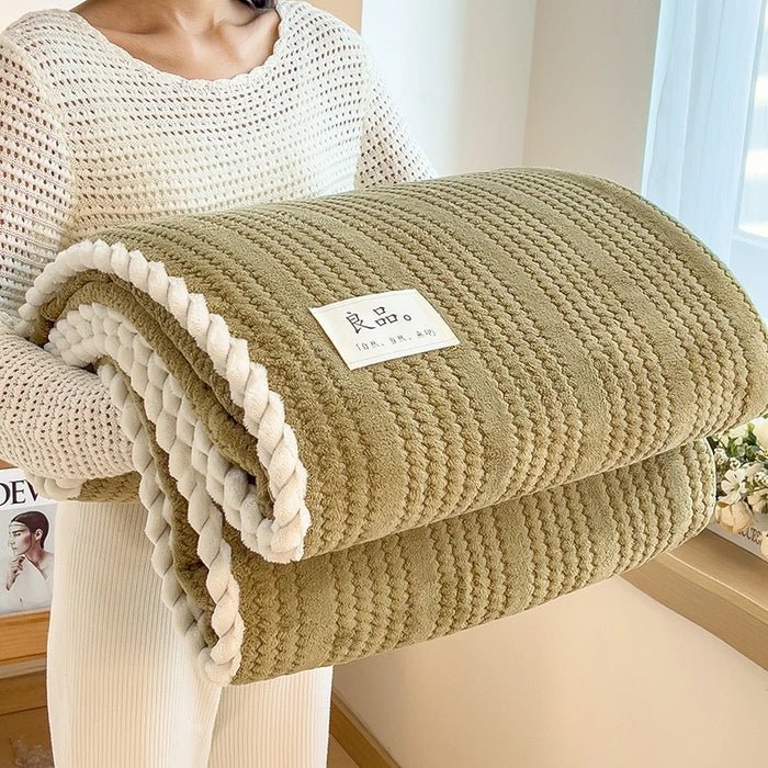 Kuscheldecke King Size Karomuster Pflegeleicht Allergikerfreundlich – Bild 9