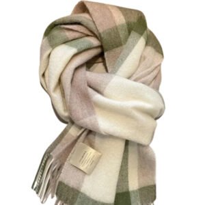 Grün und Beige